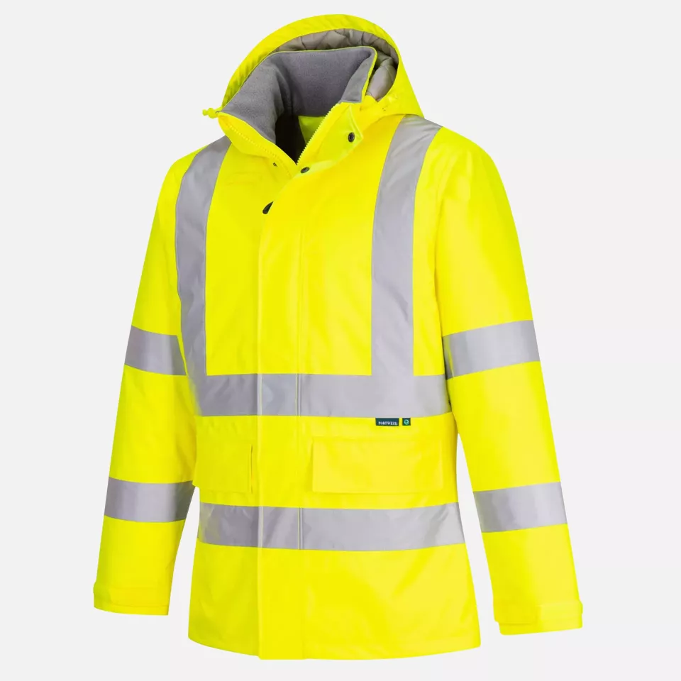 Portwest EC60YER, Eco Warnschutz-Winterjacke, Gelb, image 5, gallery thumbnail