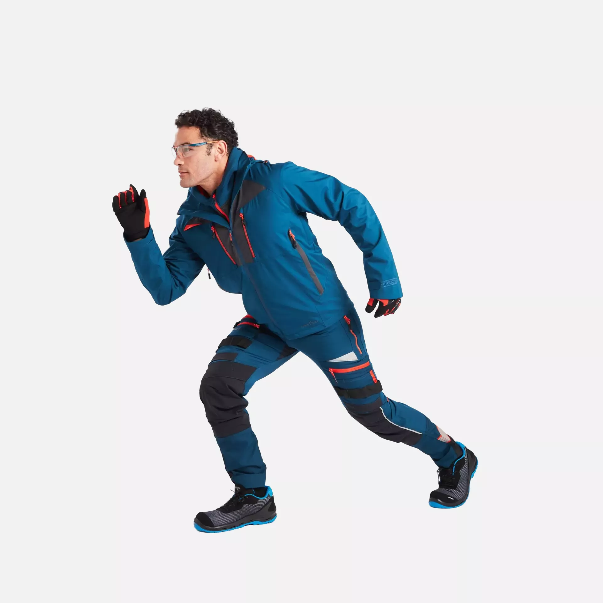 Portwest DX463MBR, DX4 Rain Jacket, Metro Blue, image 4