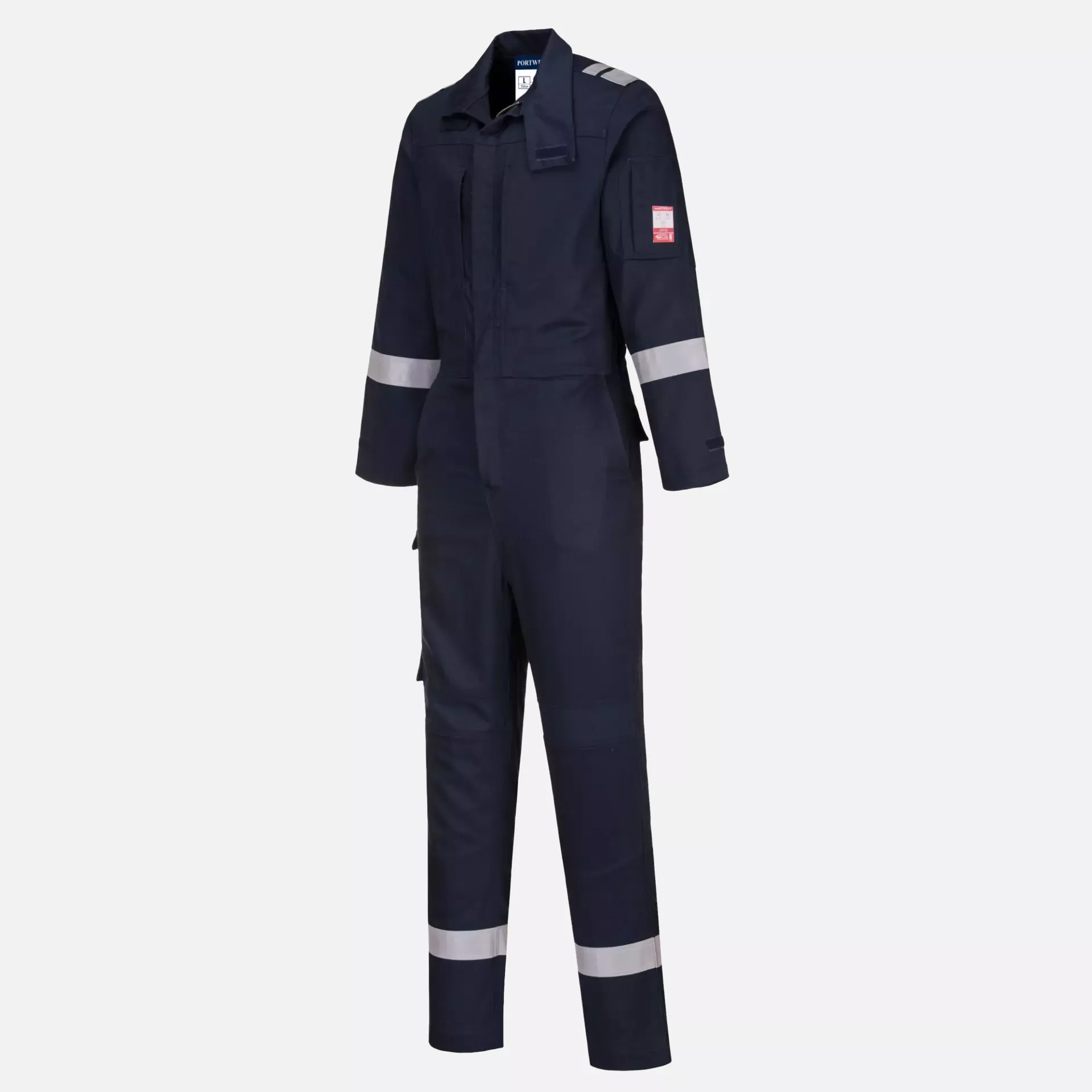Portwest FR501NAR, Bizflame Work Stretch Panelled FR Coverall, Navy, image 4
