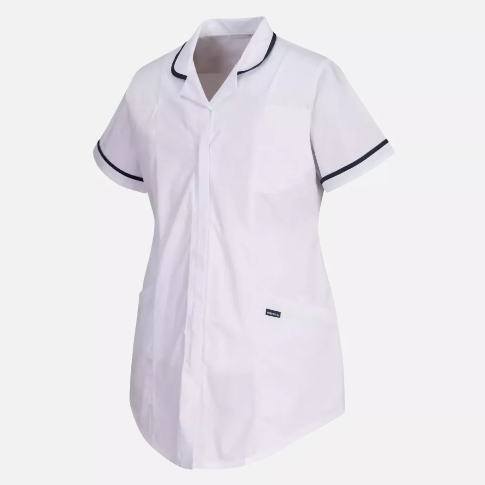 Portwest LW18WHR, Stretch Maternity Tunic, White, image 4, gallery thumbnail