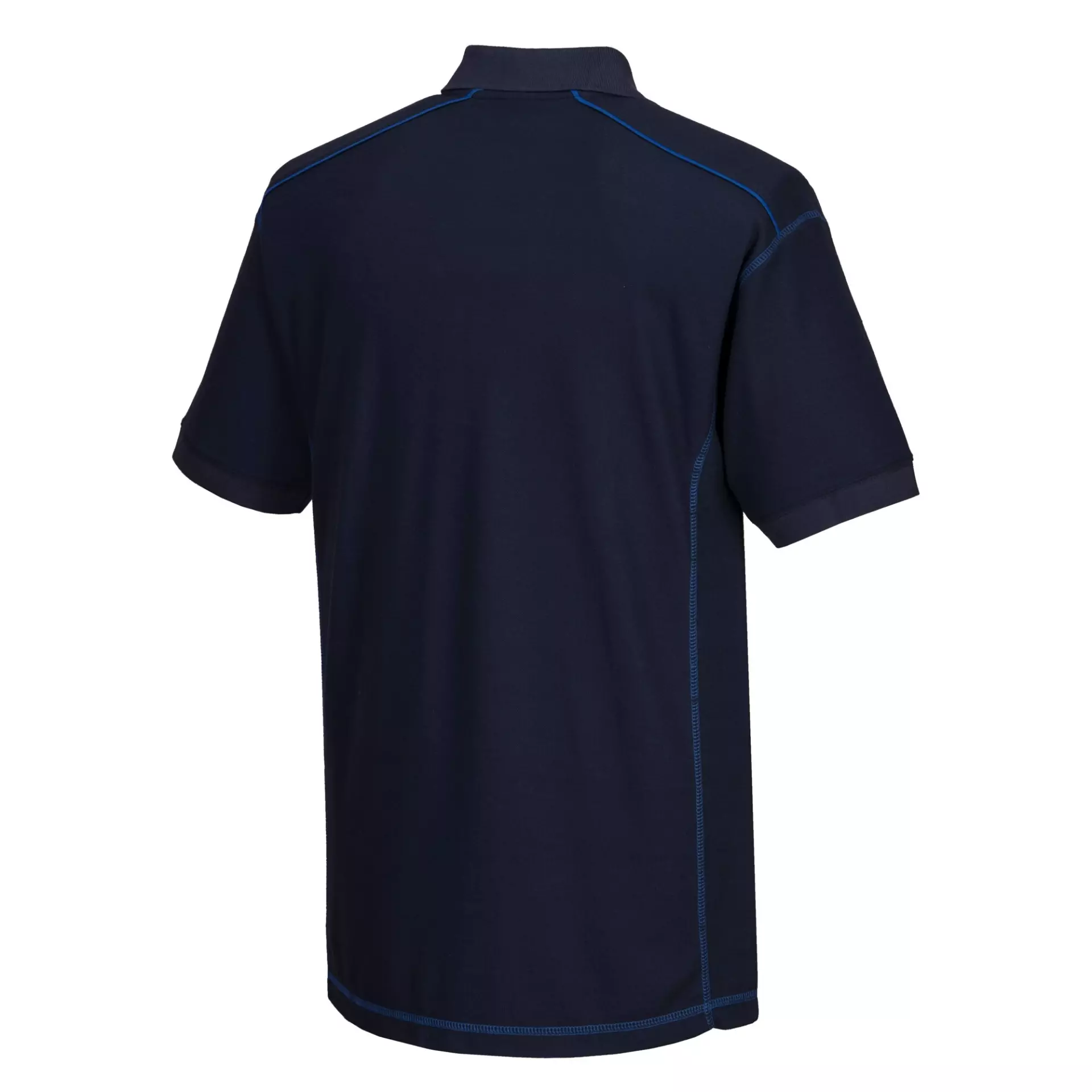 Portwest B218NRR, Essential Two Tone Polo Shirt, Navy/Royal, image 3