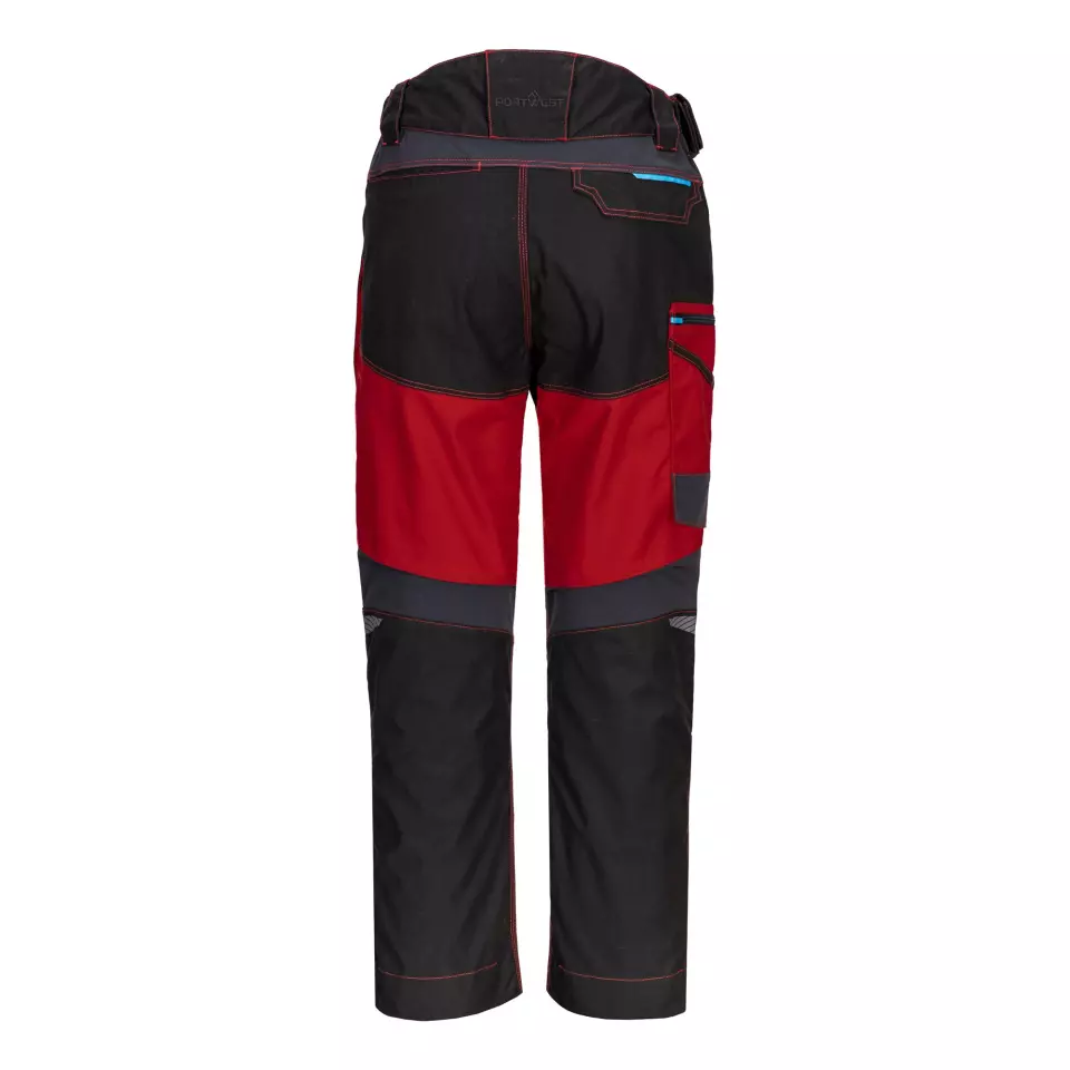 Portwest T701DRR, WX3 Work Trousers, Deep Red, image 2, gallery thumbnail