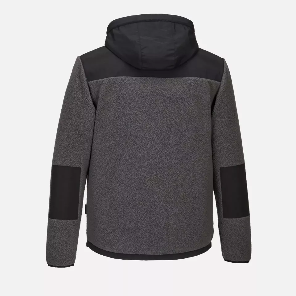 Portwest KX371BGY, KX3 Borg Fleece, Black/Grey, image 2, gallery thumbnail