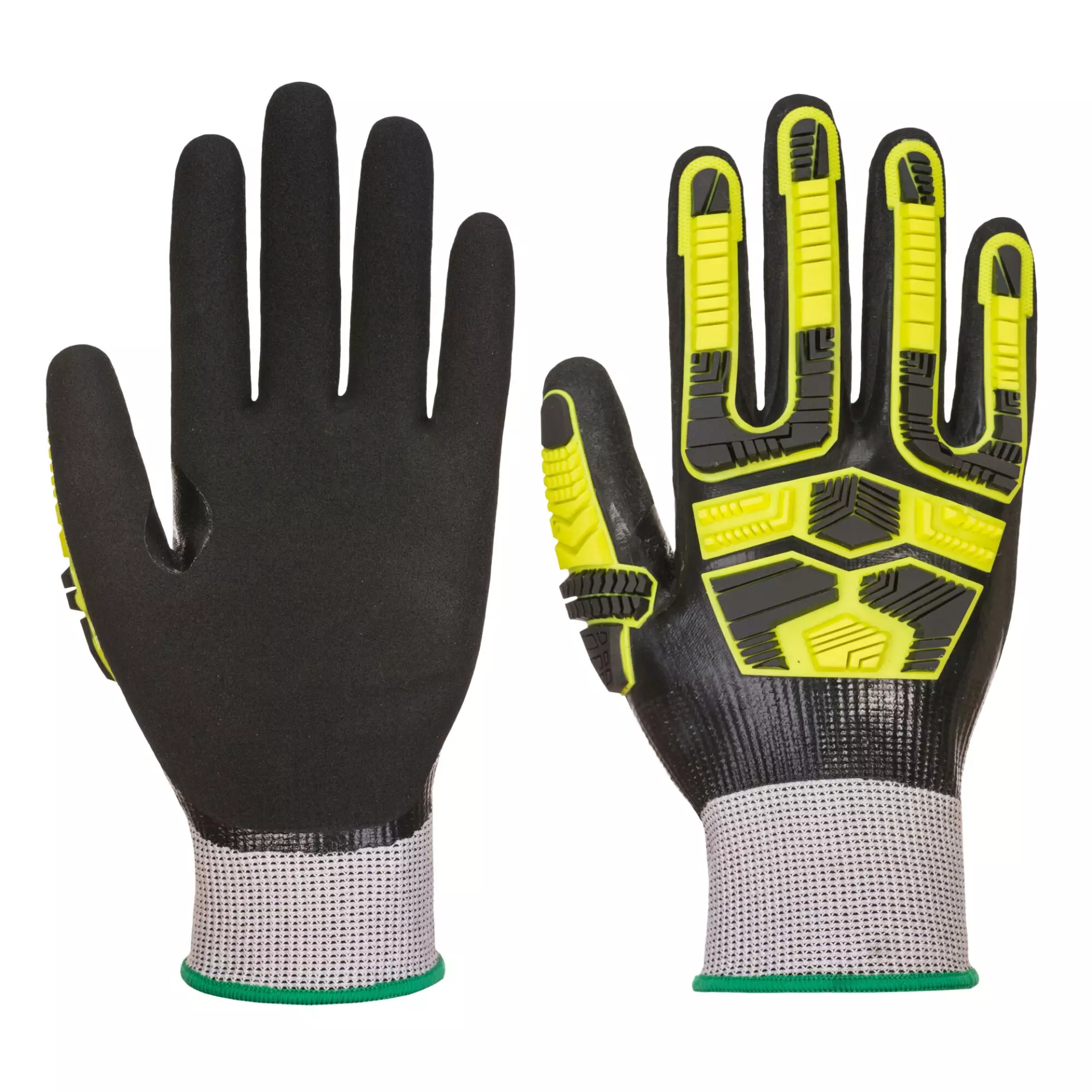 Portwest AP55G8R, Waterproof HR Cut Impact Glove, Grey/Black, image 1
