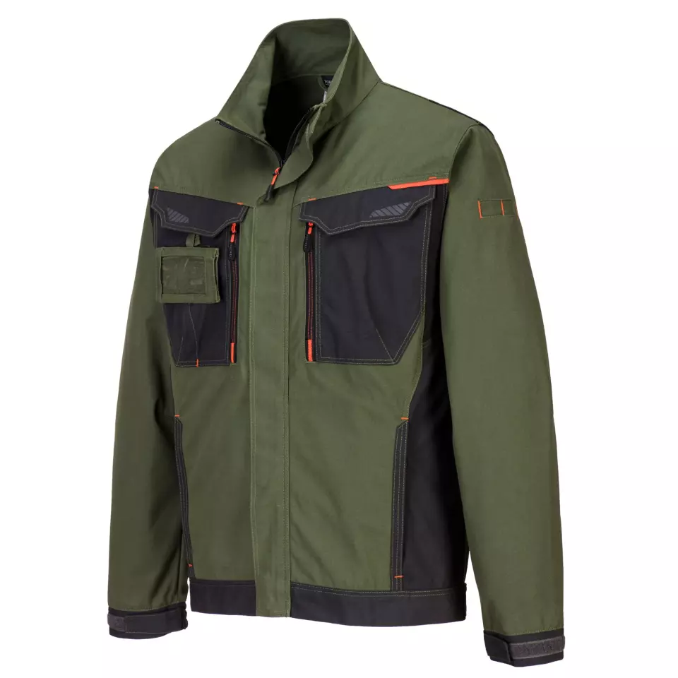 Portwest T703OGR, WX3 Work Jacket, Olive Green, image 4, gallery thumbnail