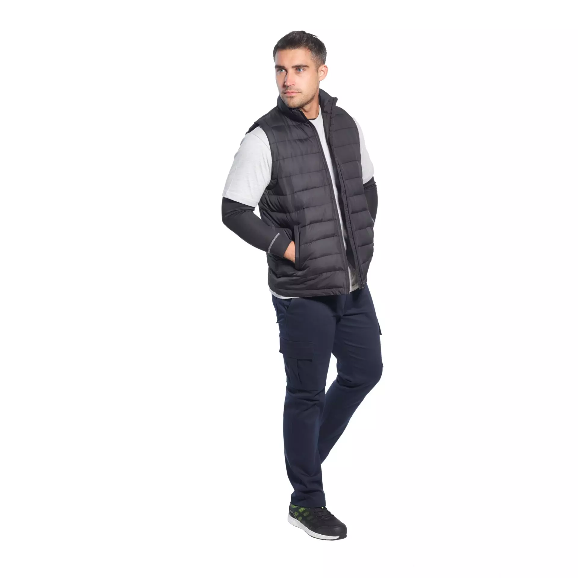 Portwest S231CGR, WX2 Eco Stretch Slim Fit Combat Trousers, Charcoal Grey, image 5