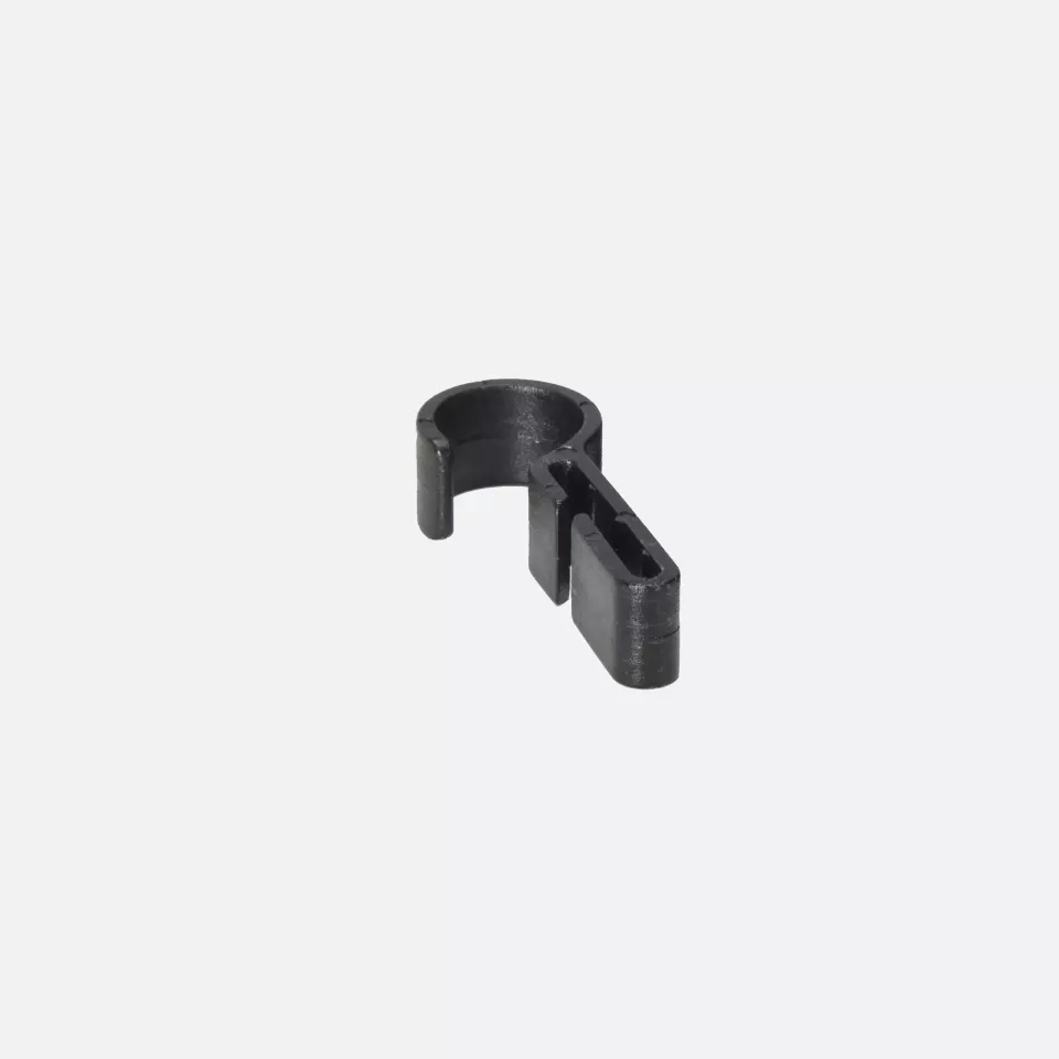 Portwest PA04BKR, Universal Head Light Safety Helmet Clips, Black, image 1, gallery thumbnail