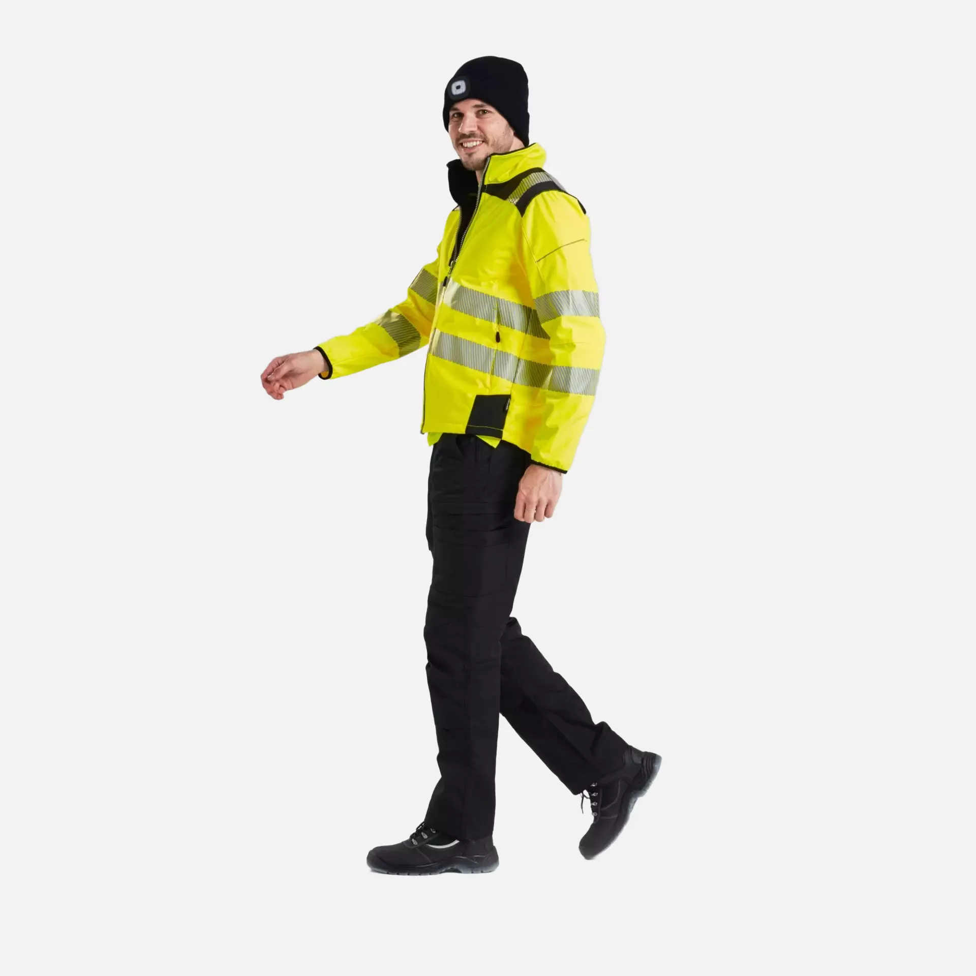Portwest T402YBR, PW3 Hi-Vis Softshelljacke (3L), Gelb/Schwarz, image 3