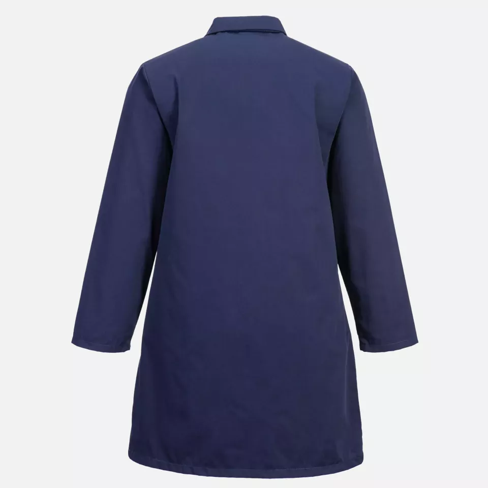 Portwest AS10NAR, Anti-Static ESD Coat, Navy, image 2, gallery thumbnail