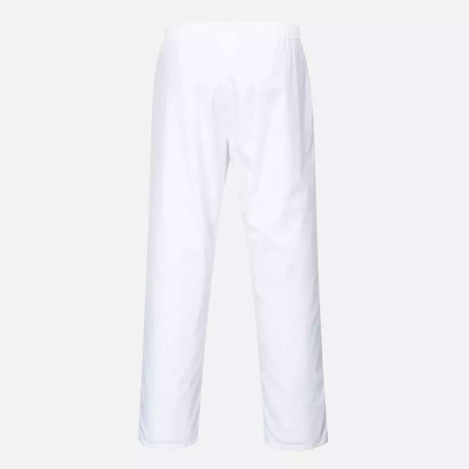 Portwest 2208WHR, Bakers Trousers, White, image 2, gallery thumbnail