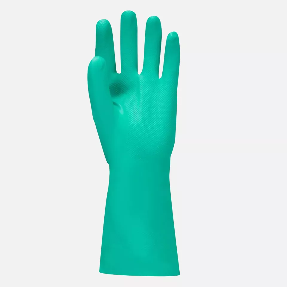Portwest A812GNR, Nitrosafe Plus Chemical Gauntlet, Green, image 1, gallery thumbnail