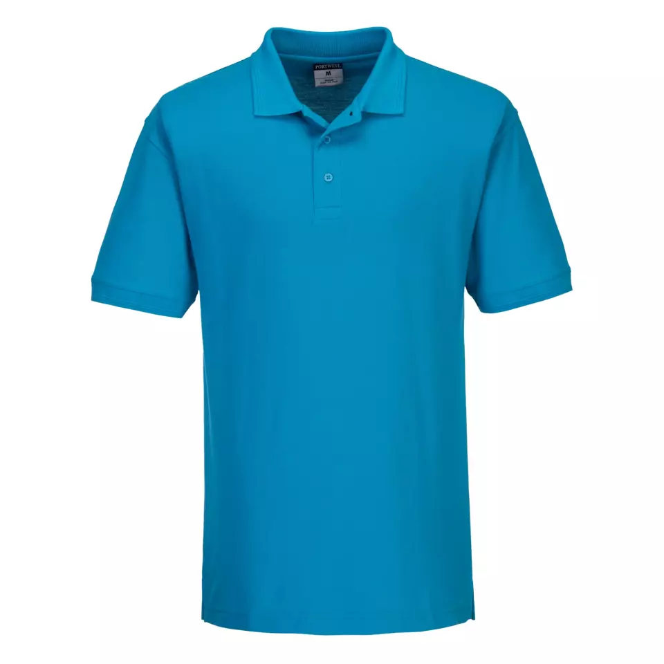 Portwest B210AQR, Naples Polo Shirt S/S, Aqua, image 1, gallery thumbnail