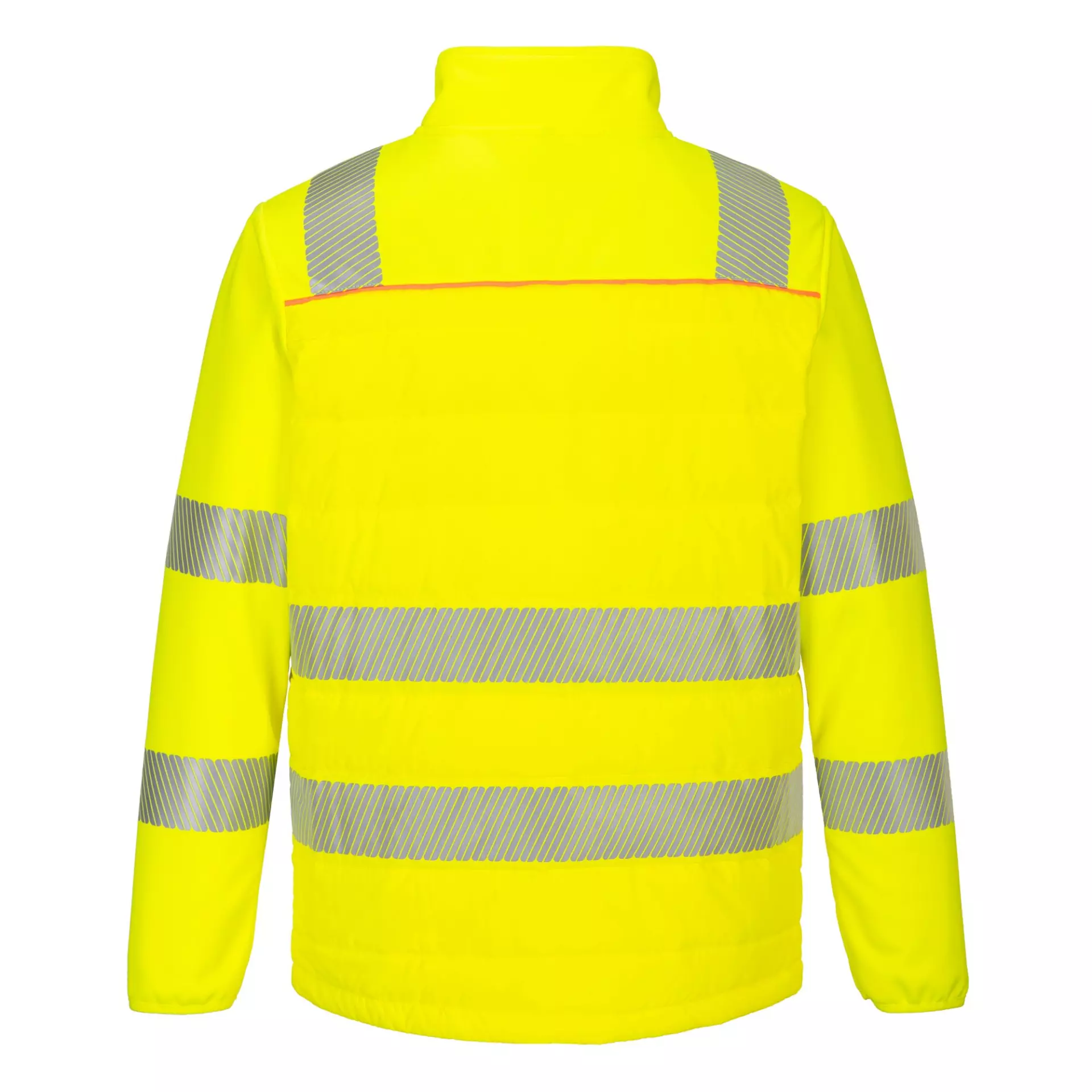 Portwest DX473YBR, DX4 Hi-Vis Hybrid Baffle Jacket, Yellow/Black, image 2