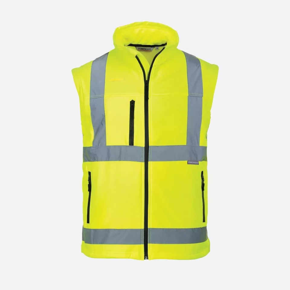 Portwest S428YER, Hi-Vis 2-in-1 Softshell (3L), Yellow, image 2, gallery thumbnail
