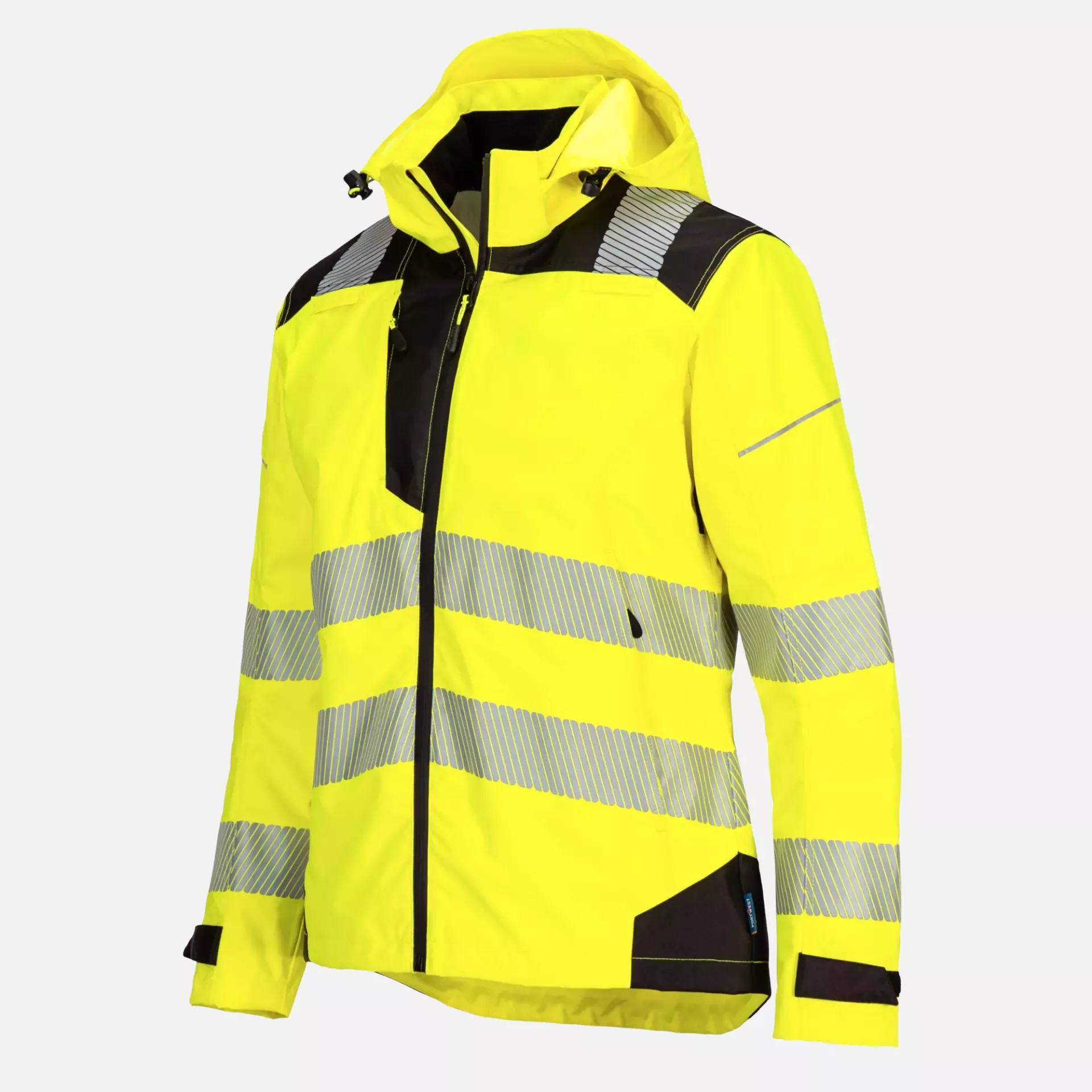 Portwest PW389YBR, PW3 Hi-Vis Women's Rain Jacket, Yellow/Black, image 3