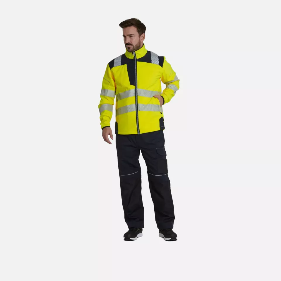 Portwest T402YBR, PW3 Hi-Vis Softshelljacke (3L), Gelb/Schwarz, image 5, gallery thumbnail