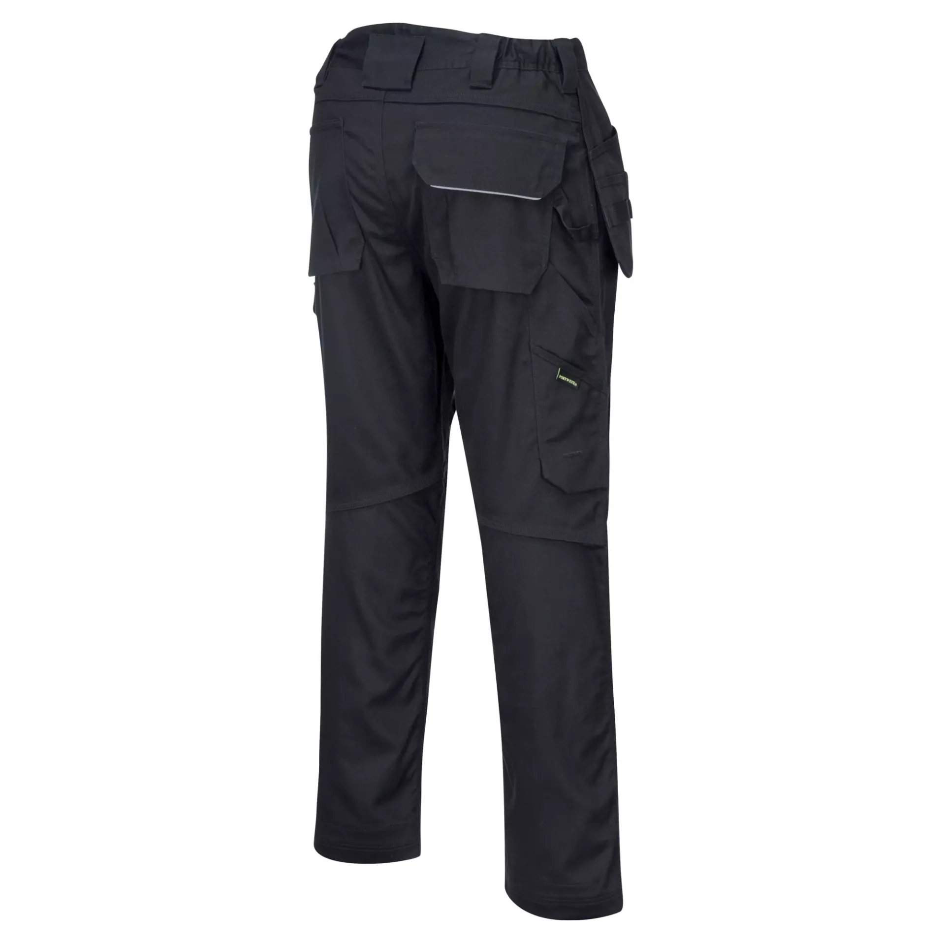 Portwest PW347BKR, PW3 Cotton Work Holster Trousers, Black, image 2