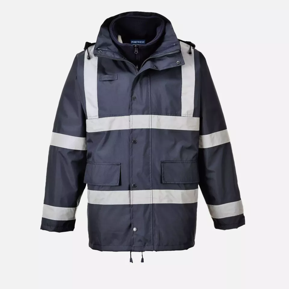 Portwest S431NAR, Iona 3-in-1 Traffic Jacket, Navy, image 1, gallery thumbnail
