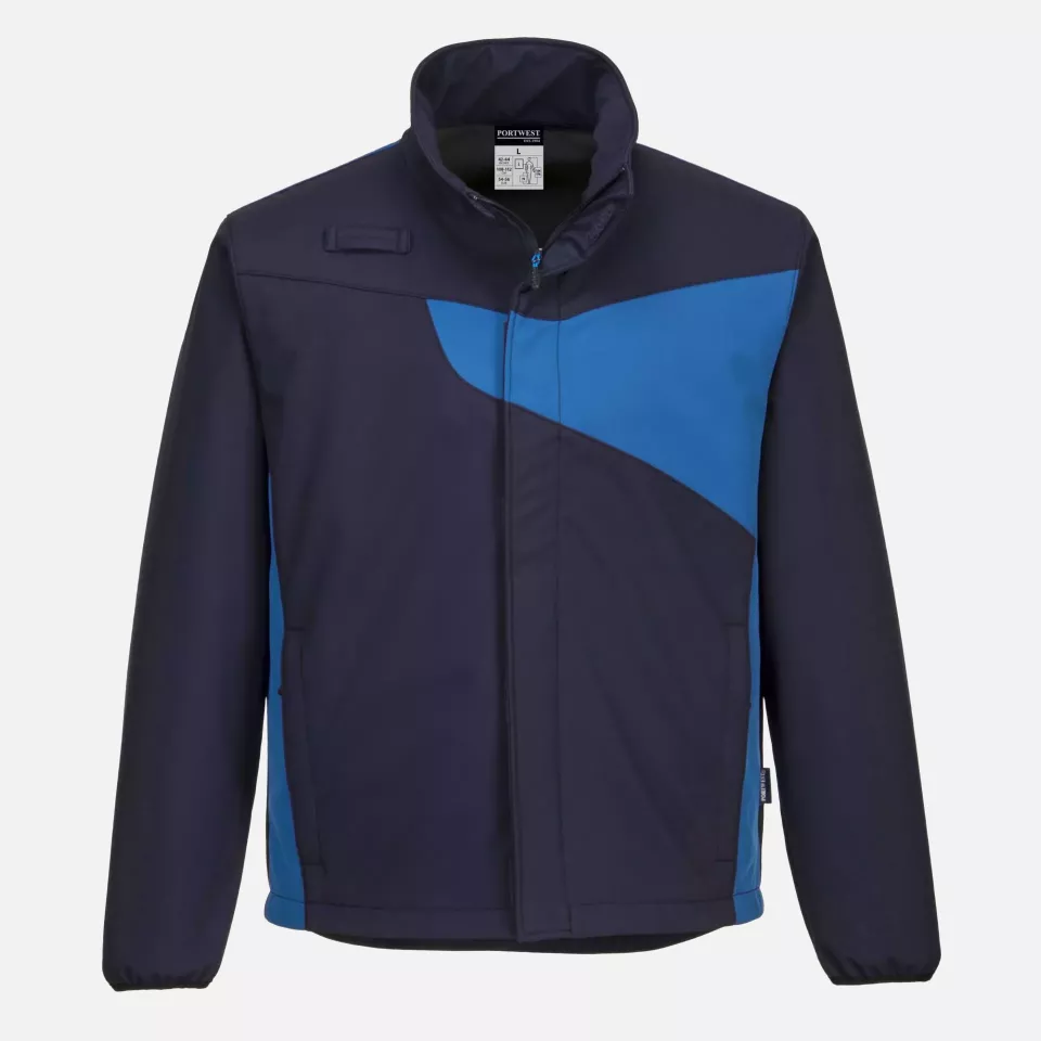 Portwest PW271NRR, PW2 Softshell (2L), Navy/Royal, image 1, gallery thumbnail