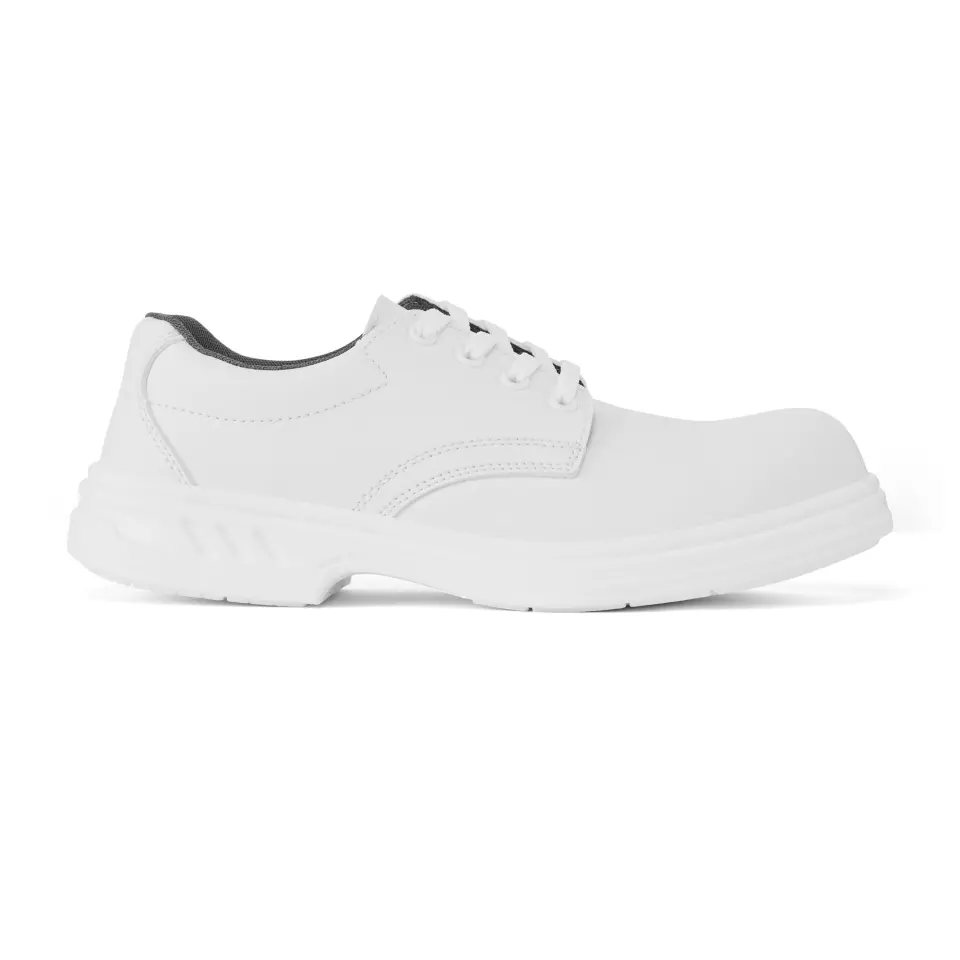 Portwest FW80WHR, Steelite Laced Safety Shoe S2 FO SR, White, image 1, gallery thumbnail