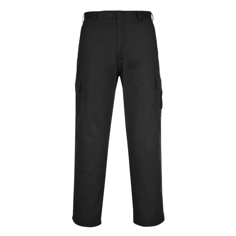 Portwest C701BKT, Combat Trousers, Black Tall, image 1, gallery thumbnail