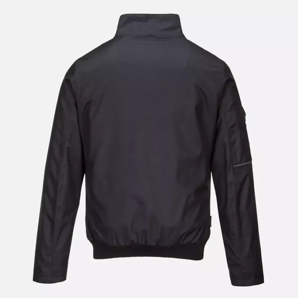 Portwest KX361BKR, KX3 Bomber Jacket, Black, image 2, gallery thumbnail