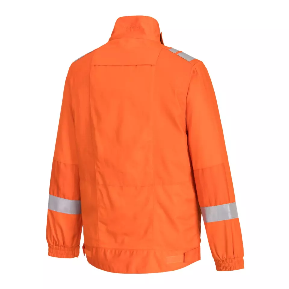 Portwest FR601ORR, Bizflame Work Lightweight Stretch Panelled FR Jacket, Orange, image 3, gallery thumbnail
