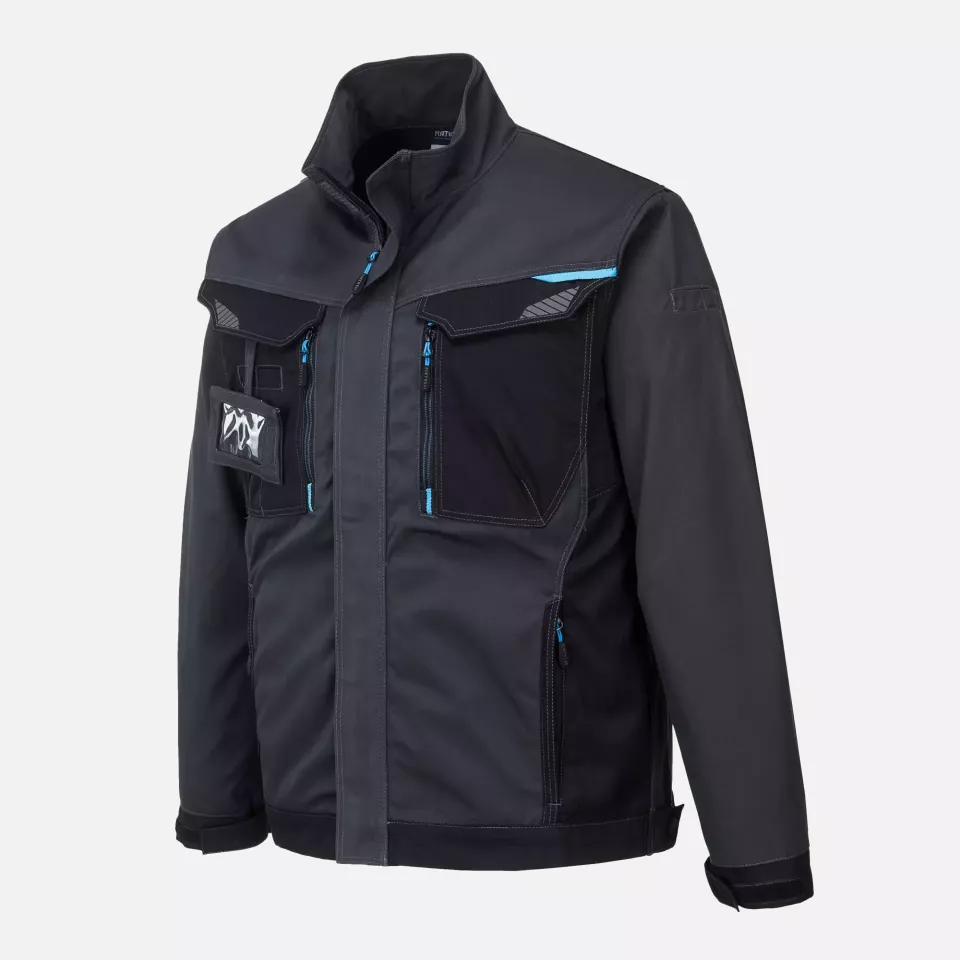 Portwest T703MGR, WX3 Work Jacket, Metal Grey, image 4, gallery thumbnail