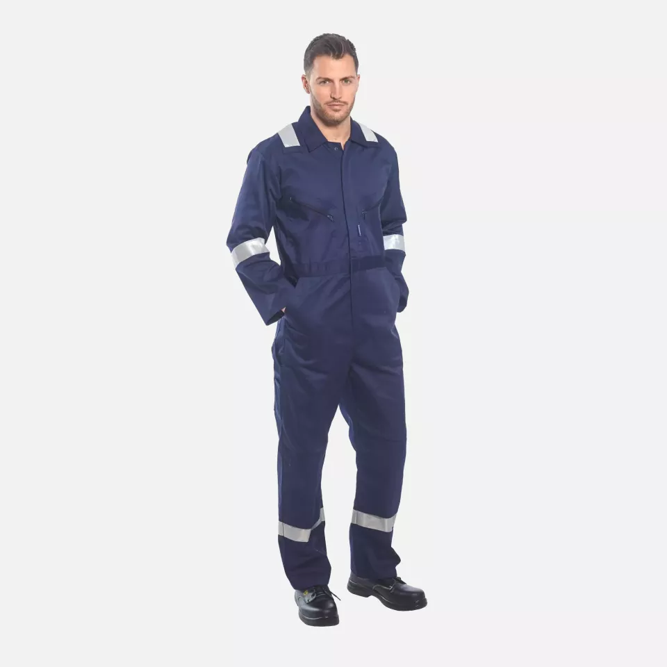 Portwest F813NAR, Iona Coverall, Navy, image 3, gallery thumbnail