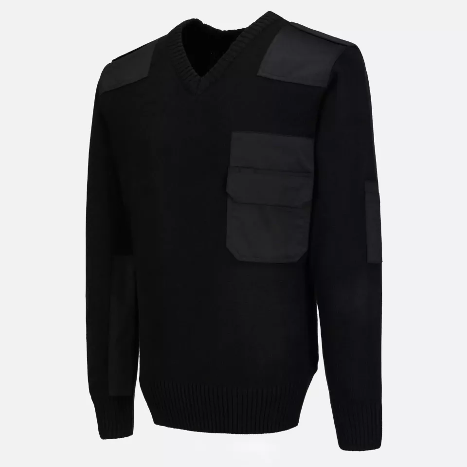 Portwest B310BKR, Nato Sweater, Black, image 4, gallery thumbnail