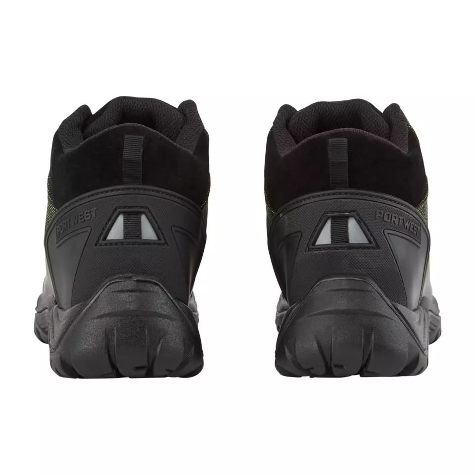Portwest FE04BGN, Girder Composite Mid Boot S3S ESD SR FO, Black/Green, image 2, gallery thumbnail