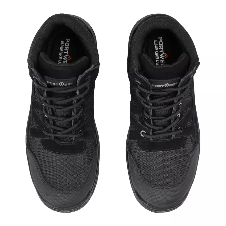 Portwest FC20BKR, Composite Textil Veloursleder Stiefel S1PL SR FO, Schwarz, image 3, gallery thumbnail