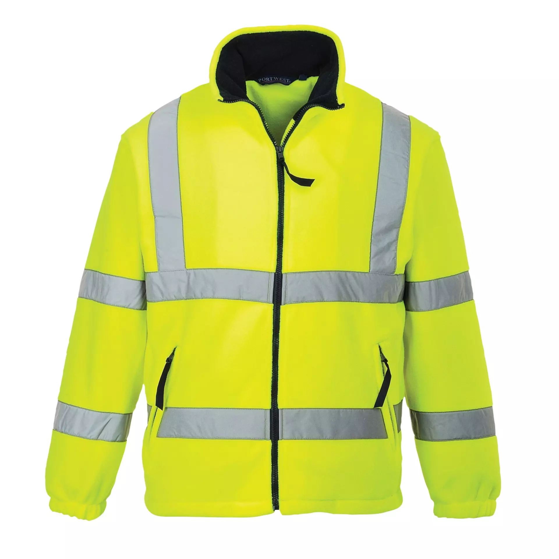 Portwest F300YER, Warnschutz-Fleecejacke, Gelb
