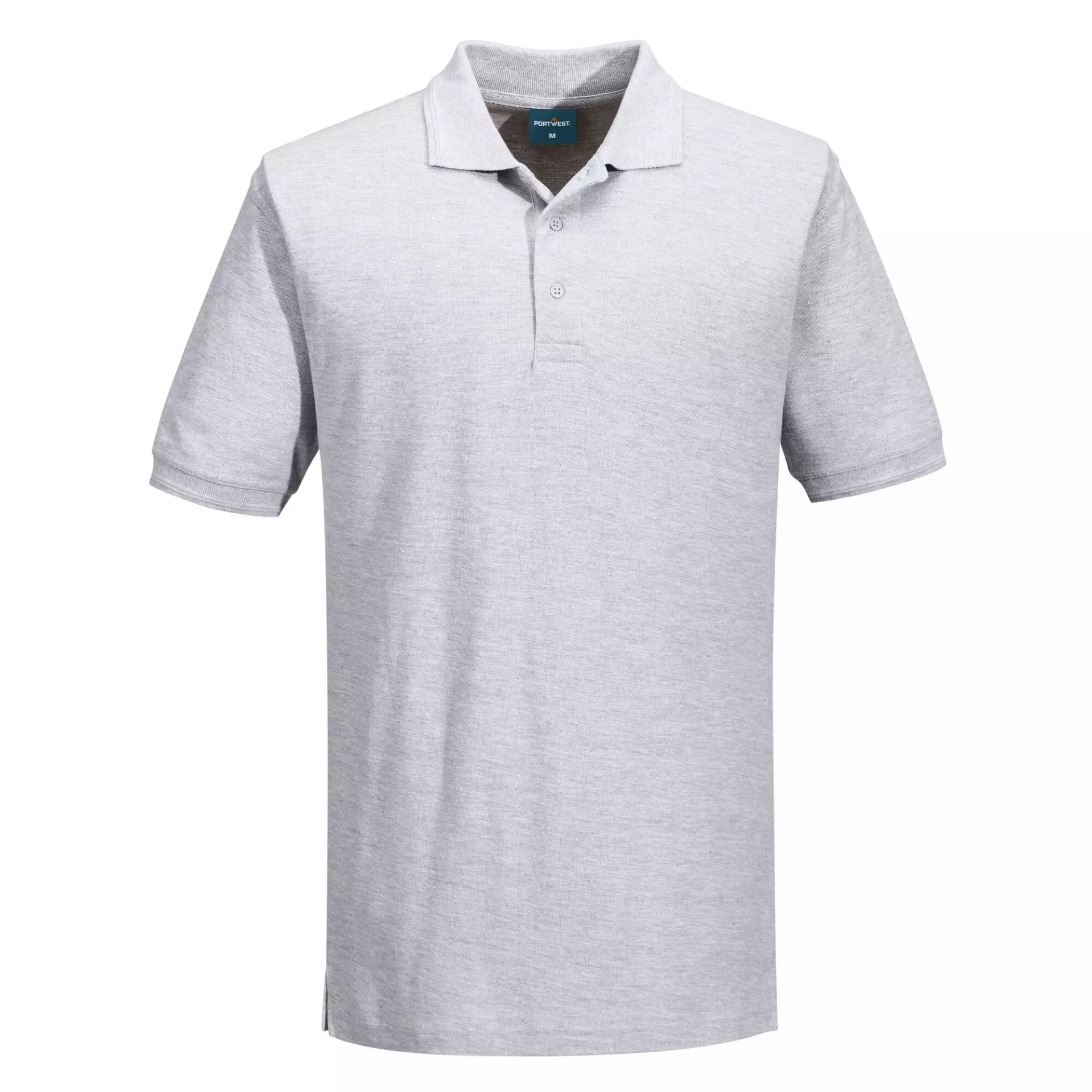 Portwest B210HGR, Naples Polo Shirt S/S, Heather Grey, image 1