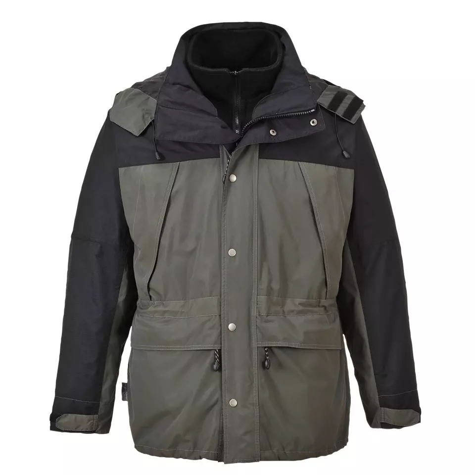 Portwest S532GRR, Orkney 3-in-1 Jacket, Grey, image 1, gallery thumbnail