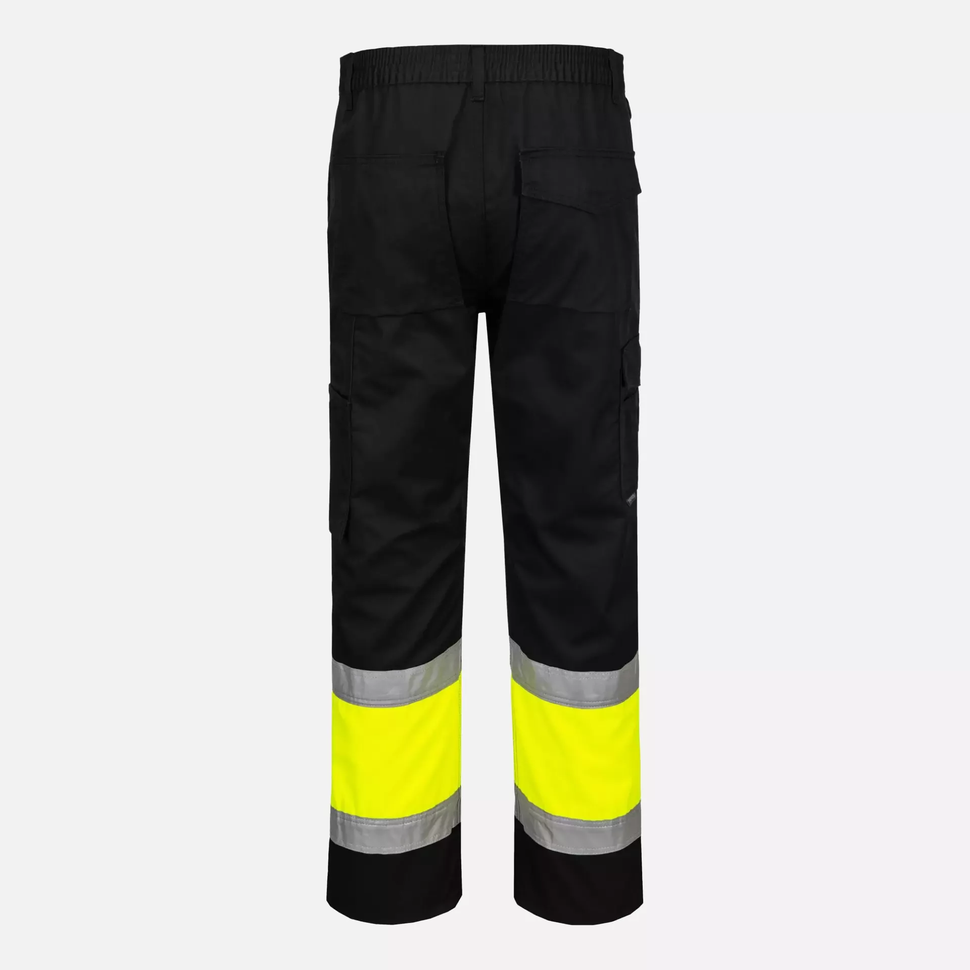 Portwest E049YBR, Hi-Vis Contrast Class 1 Service Trousers, Yellow/Black, image 2