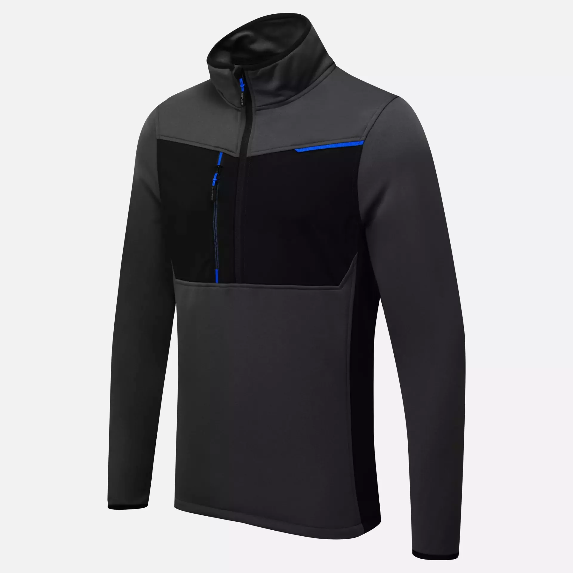 Portwest T755MGR, WX3 Half Zip Tech Fleece, Metal Grey, image 2