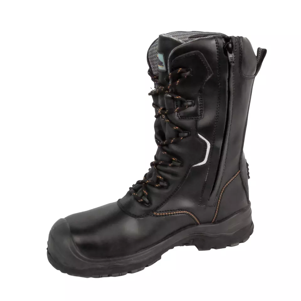 Portwest FD01BKR, Composite Leather Traction Boot 10" S7L HRO CI FO, Black, image 2, gallery thumbnail