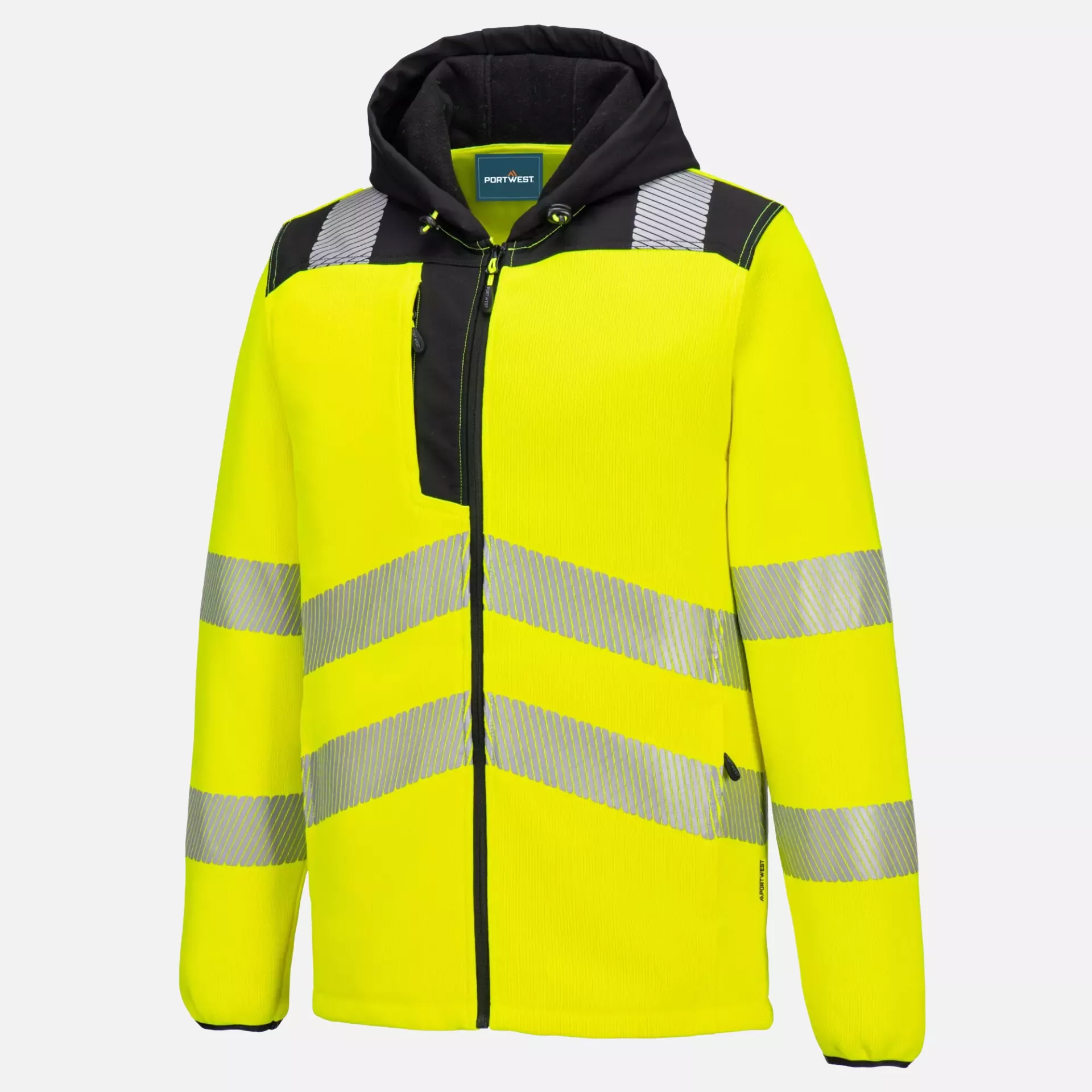Portwest PW335YBR, Hi-Vis Technical Fleece, Yellow/Black, image 4