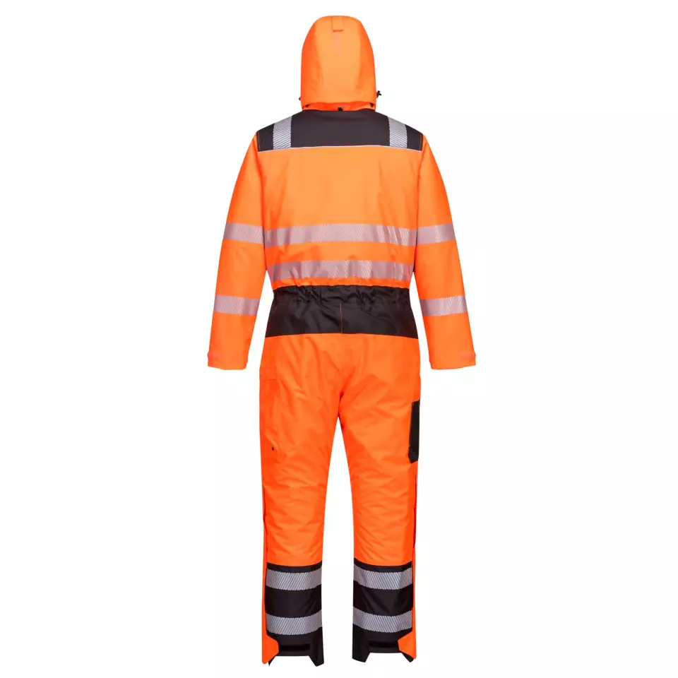 Portwest PW352OBR, PW3 Hi-Vis Winter Coverall, Orange/Black, image 1, gallery thumbnail