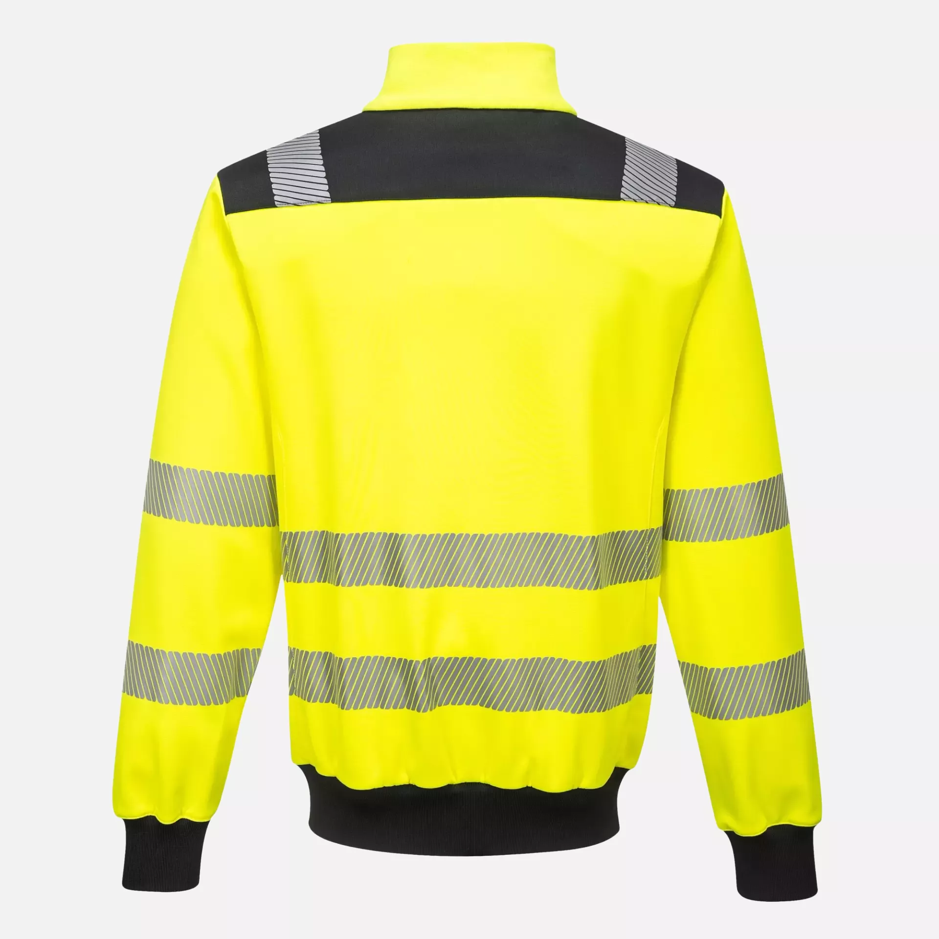 Portwest PW370YBR, PW3 Hi-Vis Sweatshirt mit Reißverschluss, Gelb/Schwarz, image 2