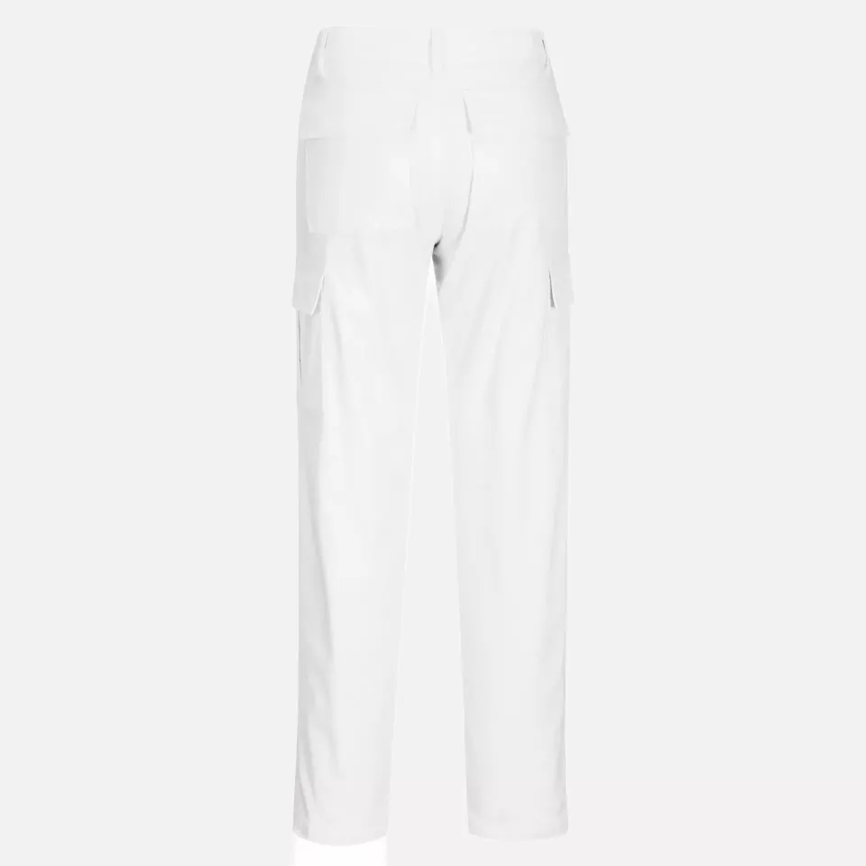 Portwest S233WHR, WX2 Eco Women's Stretch Cargo Trousers, White, image 2, gallery thumbnail
