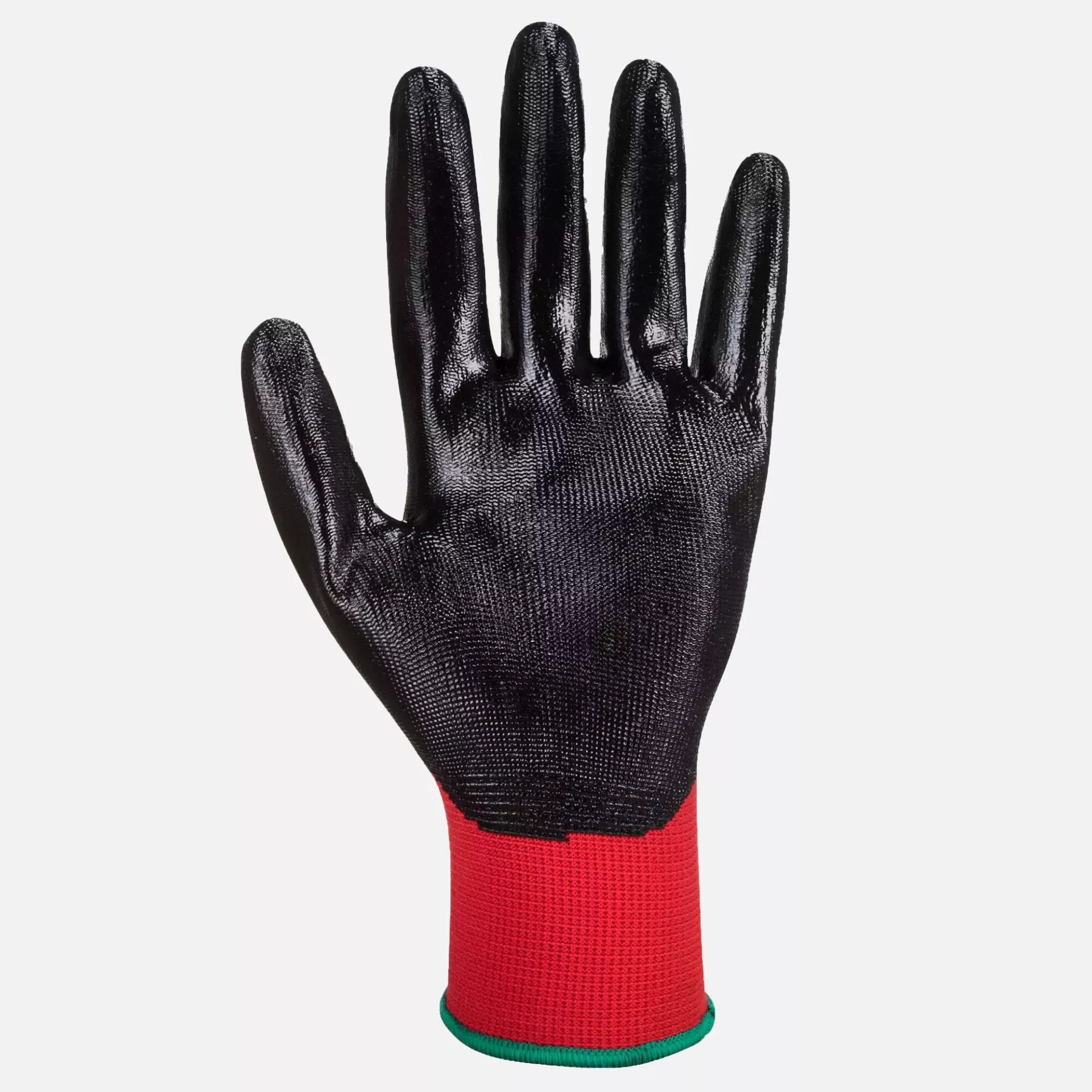 Portwest A310R8R, Flexo Grip Nitrile Glove, Red/Black, image 2