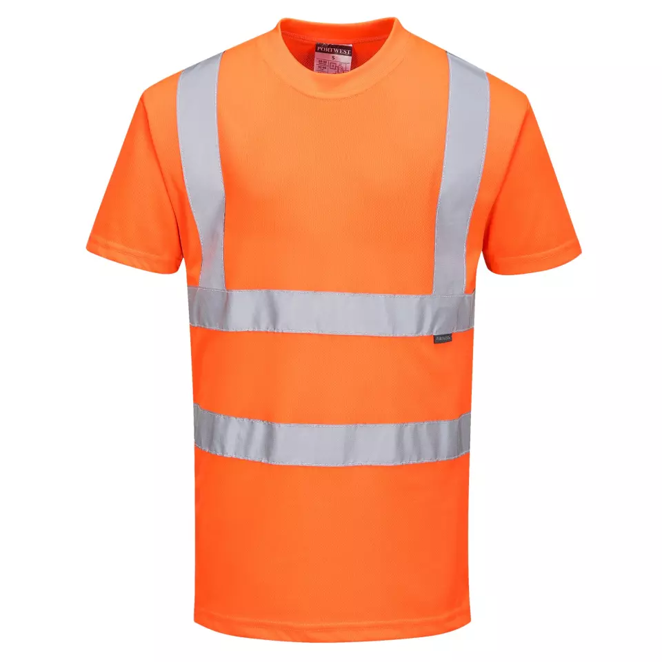 Portwest RT23ORR, Warnschutz T-Shirt Kurzarm, Orange, image 1, gallery thumbnail