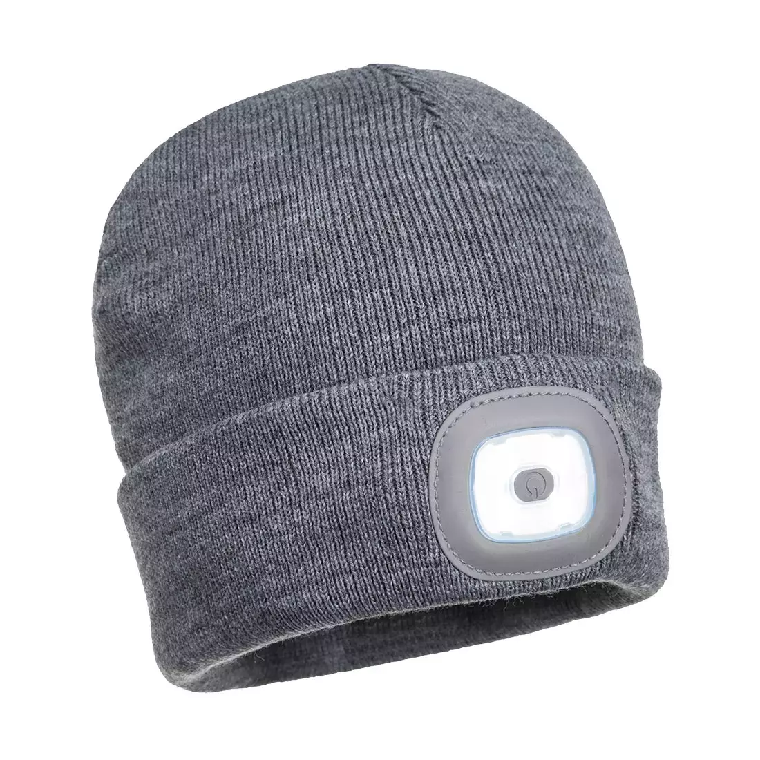 Portwest B028BKR, Rechargeable Twin LED Beanie, Black, image 2