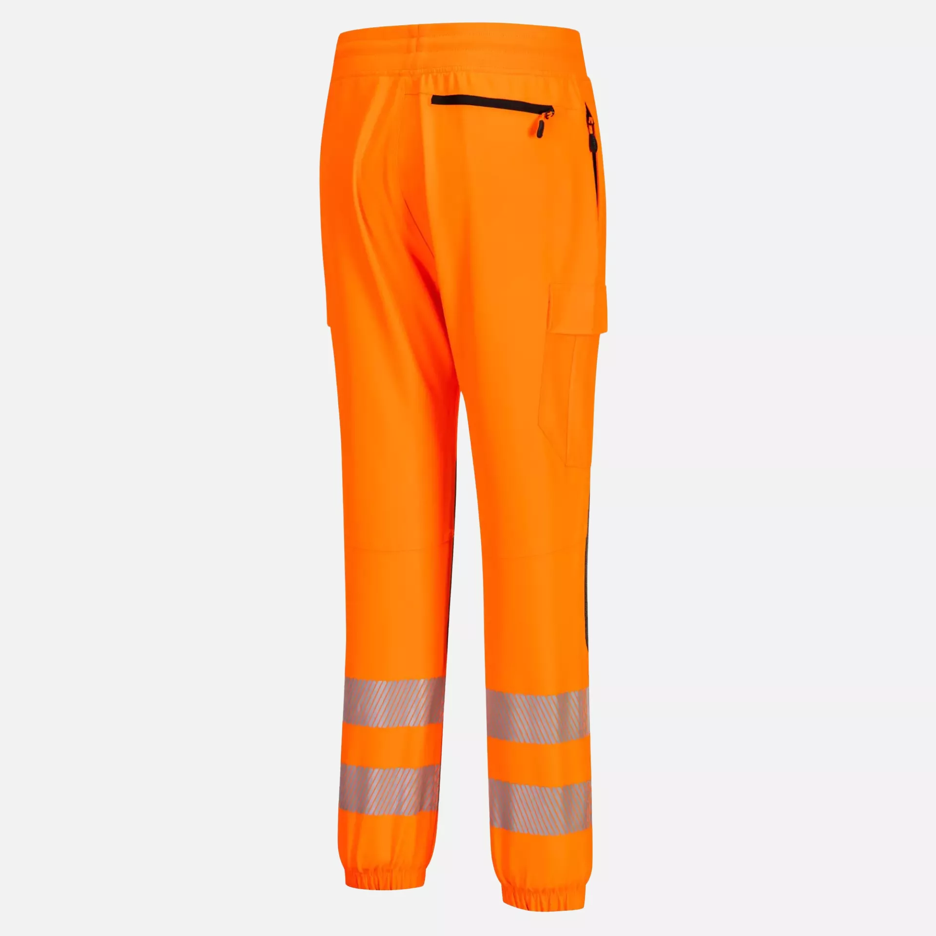 Portwest KX346OBR, PW3 Hi-Vis Flexi Jogginghose, Orange/Schwarz, image 3