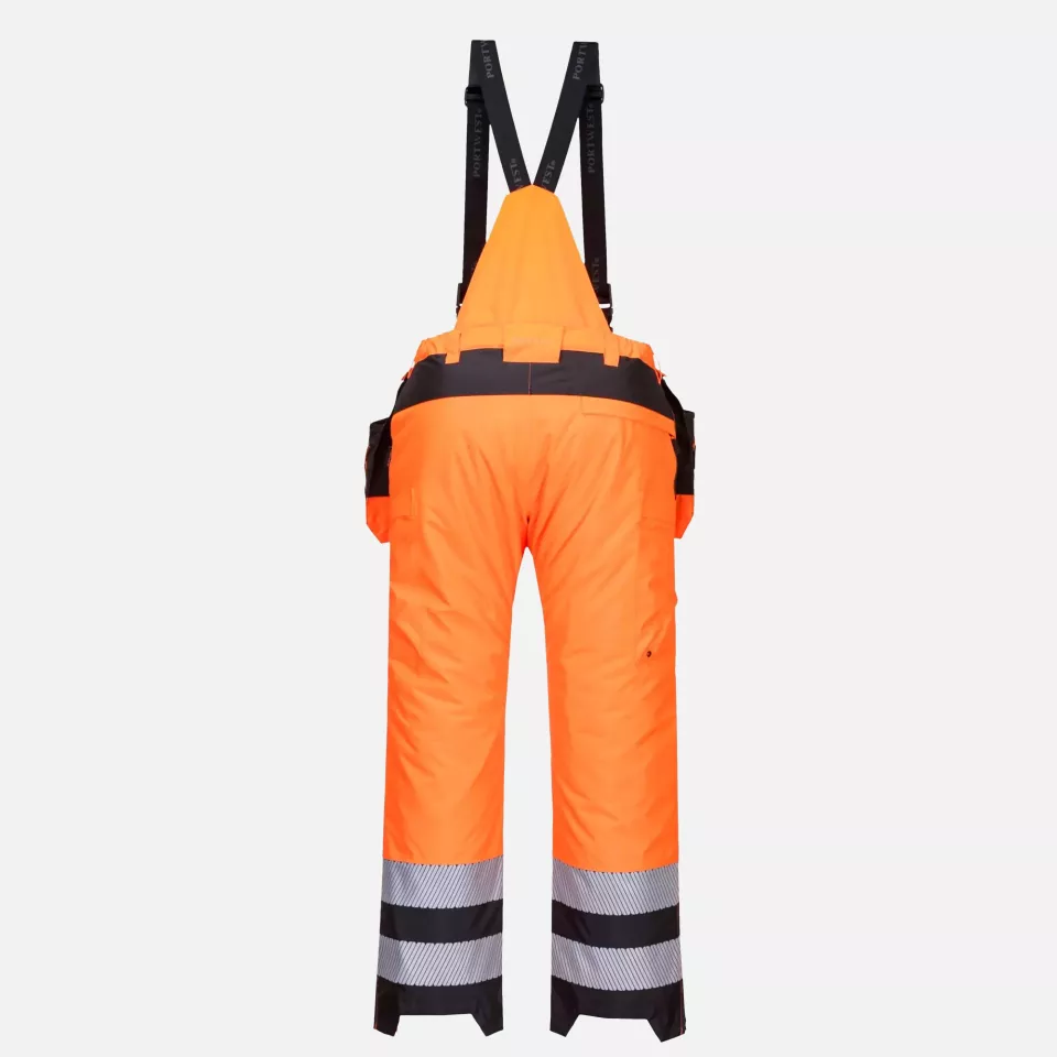 Portwest PW351OBR, PW3 Hi-Vis Winterhose, Orange/Schwarz, image 2, gallery thumbnail