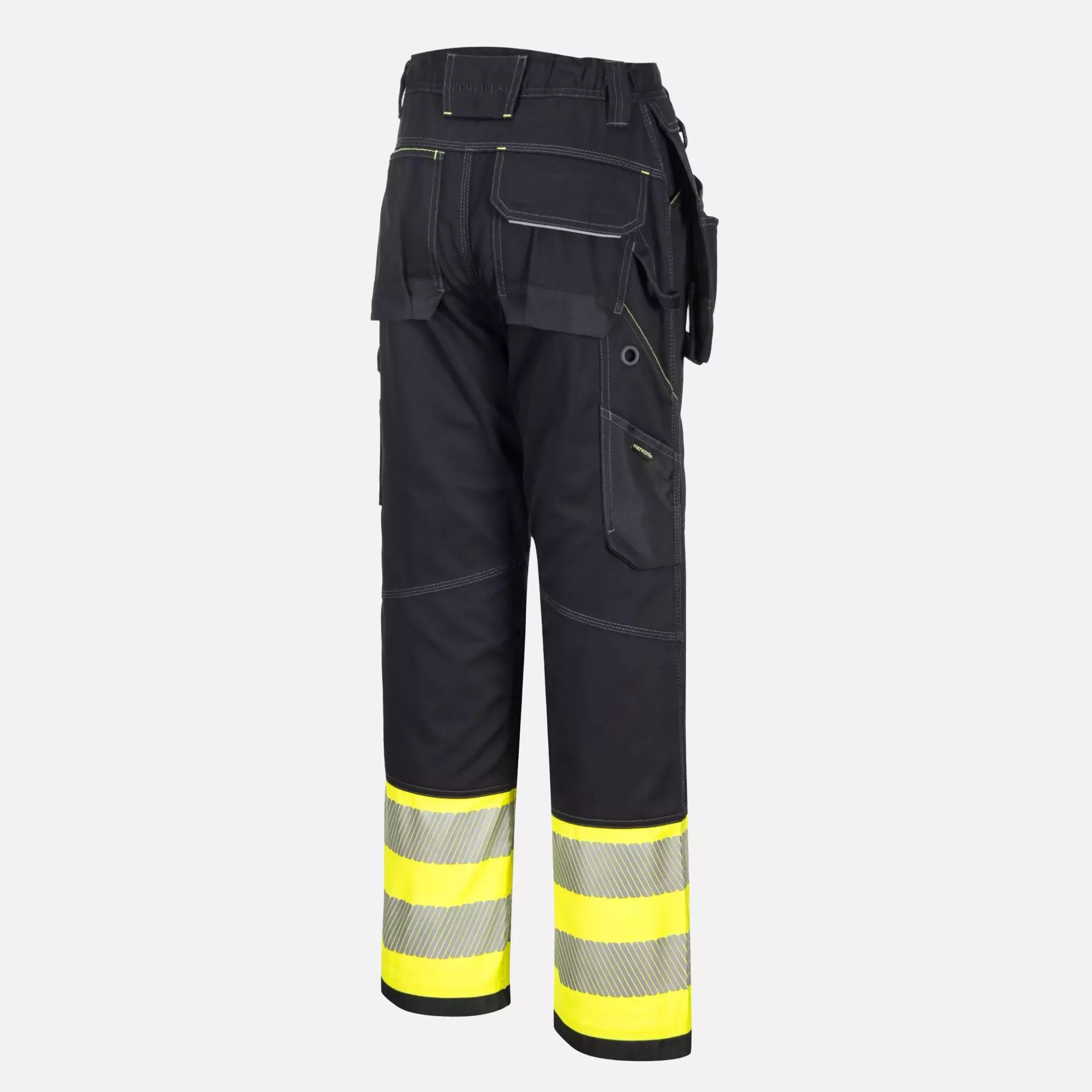 Portwest PW307YBR, PW3 Hi-Vis Klasse 1 Holstertaschenhose, Gelb/Schwarz, image 3