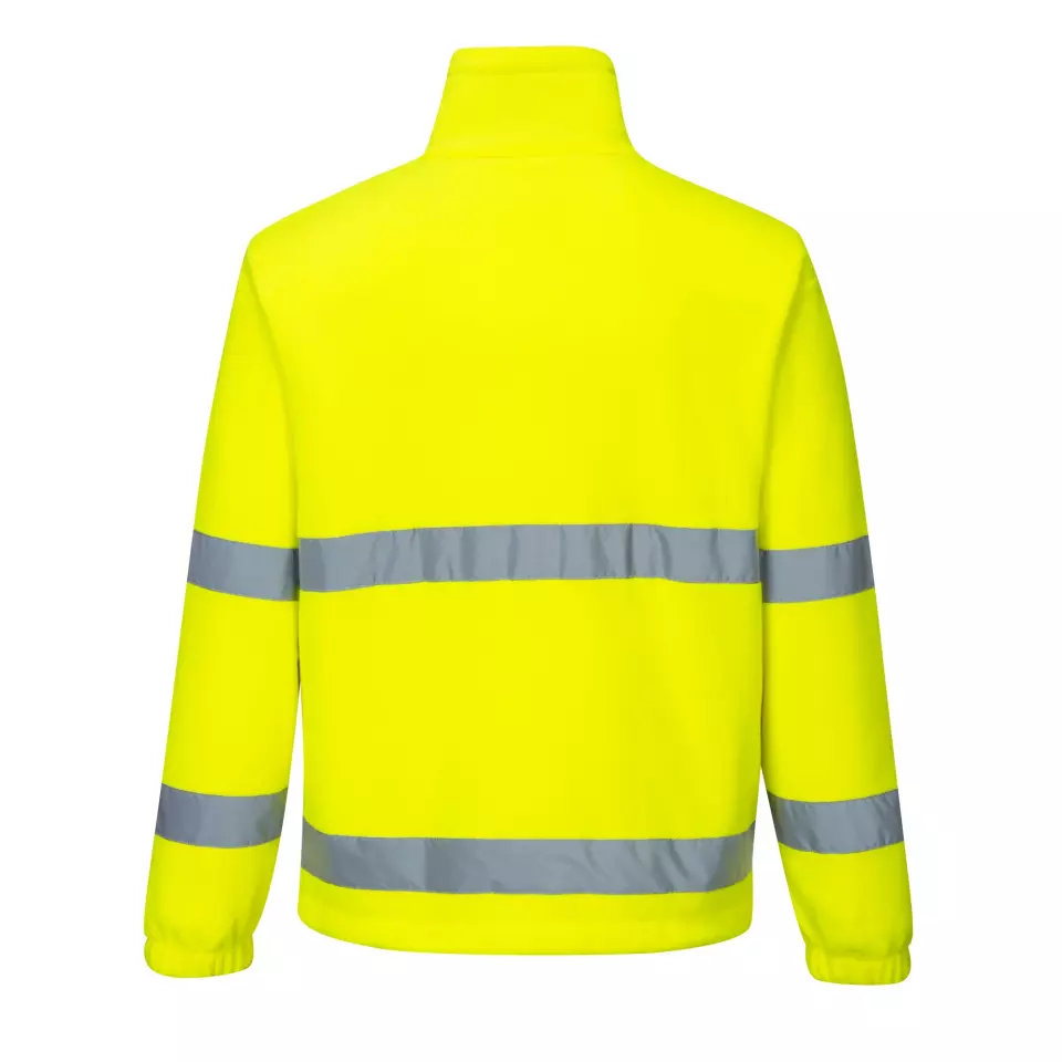Portwest F250YER, Hi-Vis Essential Fleece, Yellow, image 2, gallery thumbnail
