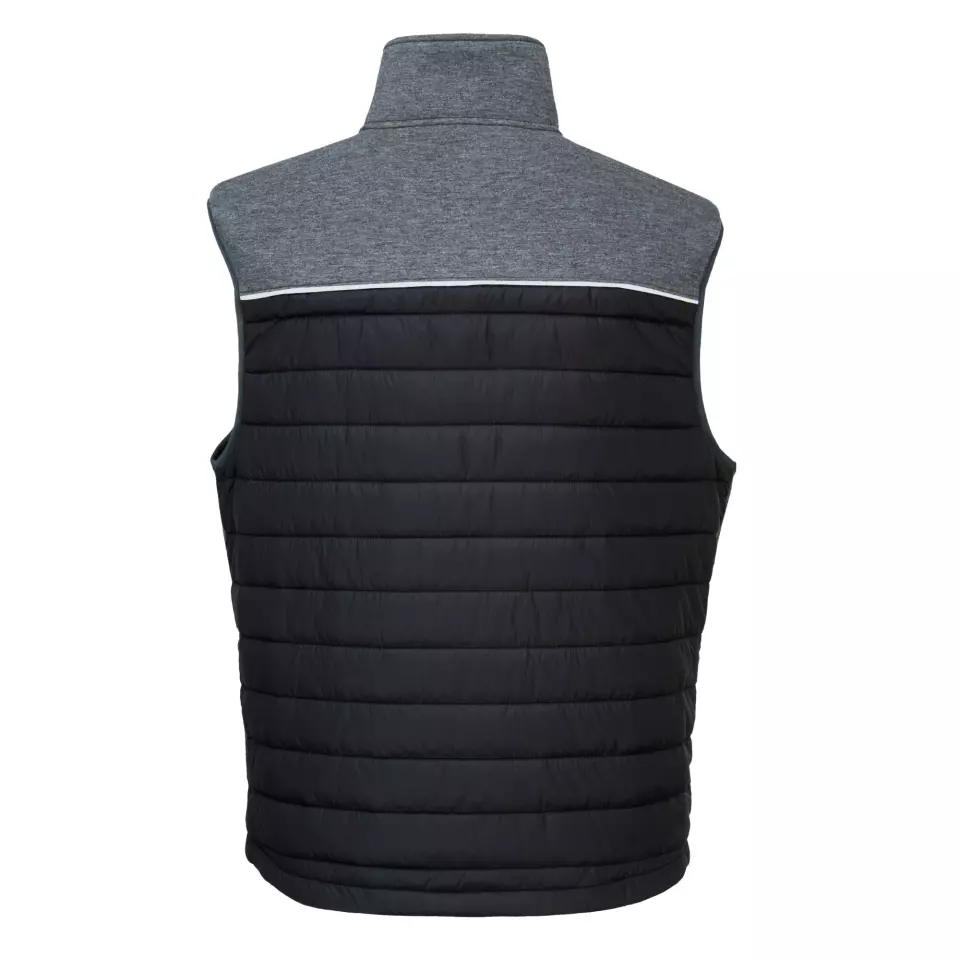 Portwest DX470MGR, DX4 Hybrid Baffle Gilet, Metal Grey, image 2, gallery thumbnail